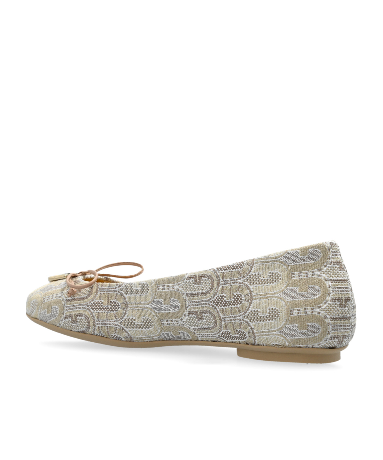 Furla Round Head Ballet Shoes In Gray