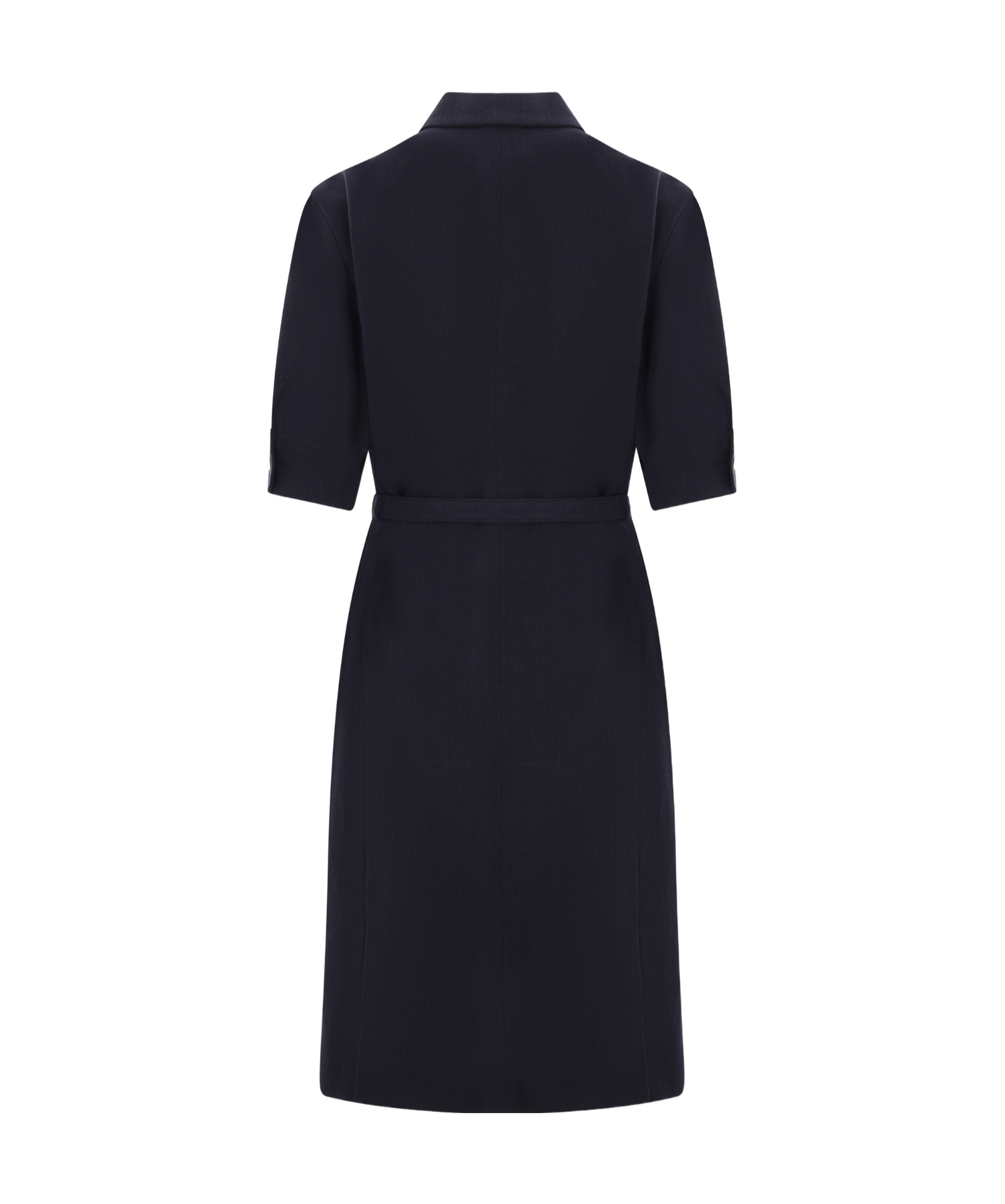 Loro Piana Short Sleeve Dress In Black