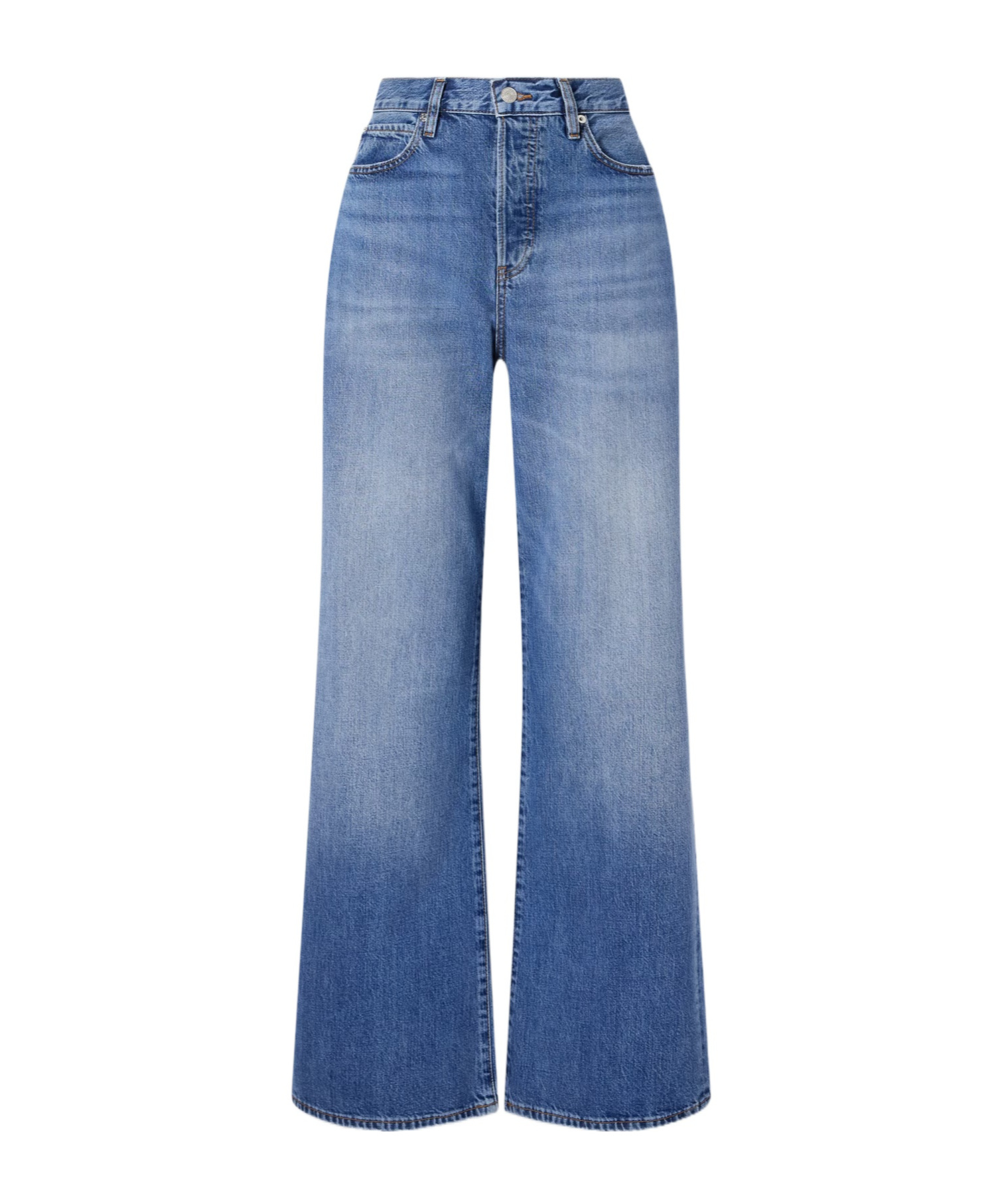 Frame Off Duty Loose Jeans In Blue