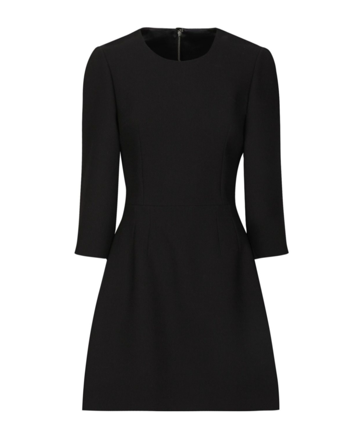 Dolce & Gabbana Dart-detailing Minidress In Black