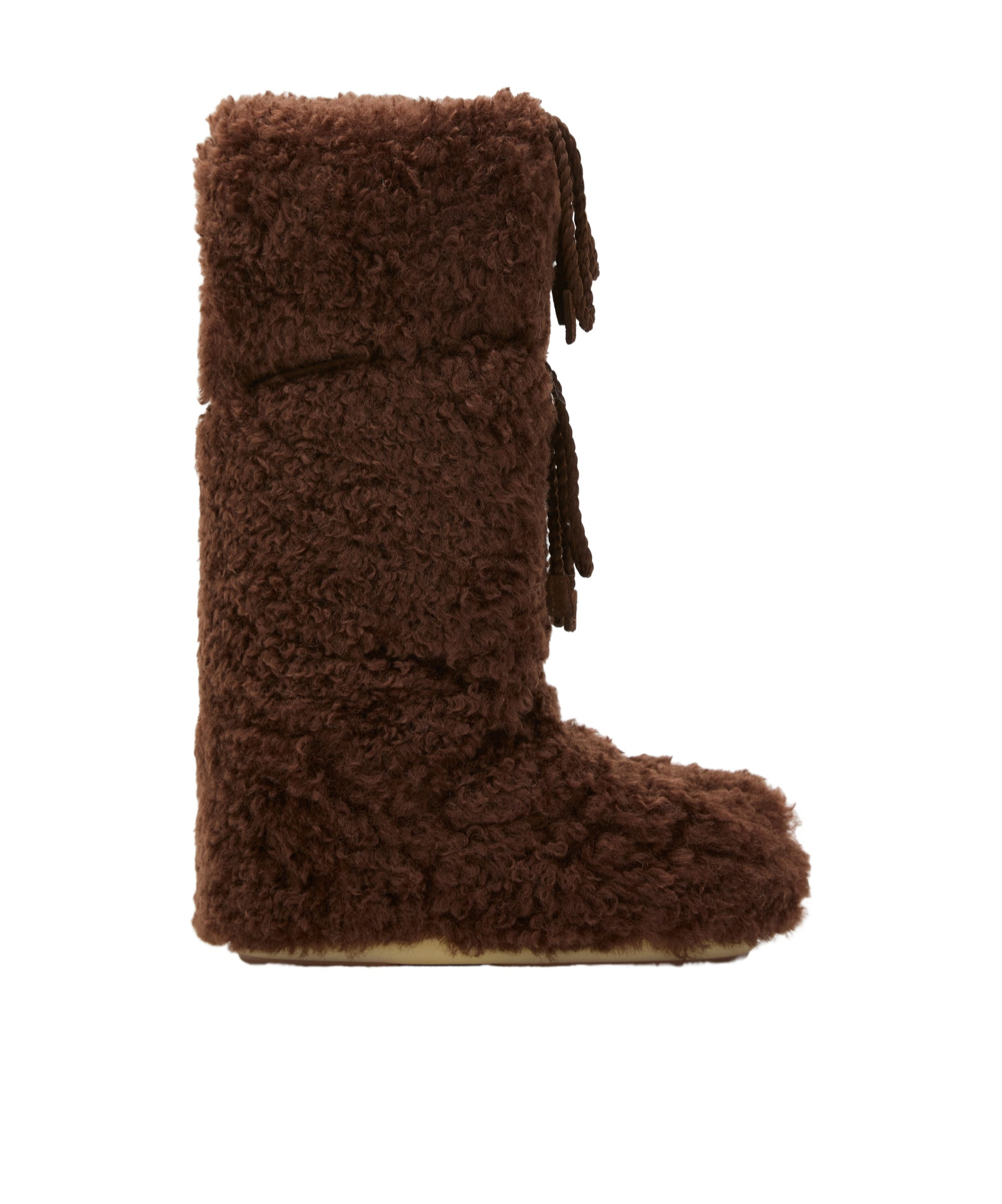 Moon Boot Icon Curly Extra Boots In Brown