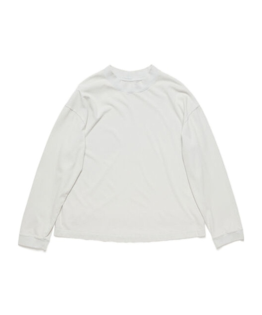 Acne Studios T-shirt With Round Neck And Long Sleeves In White
