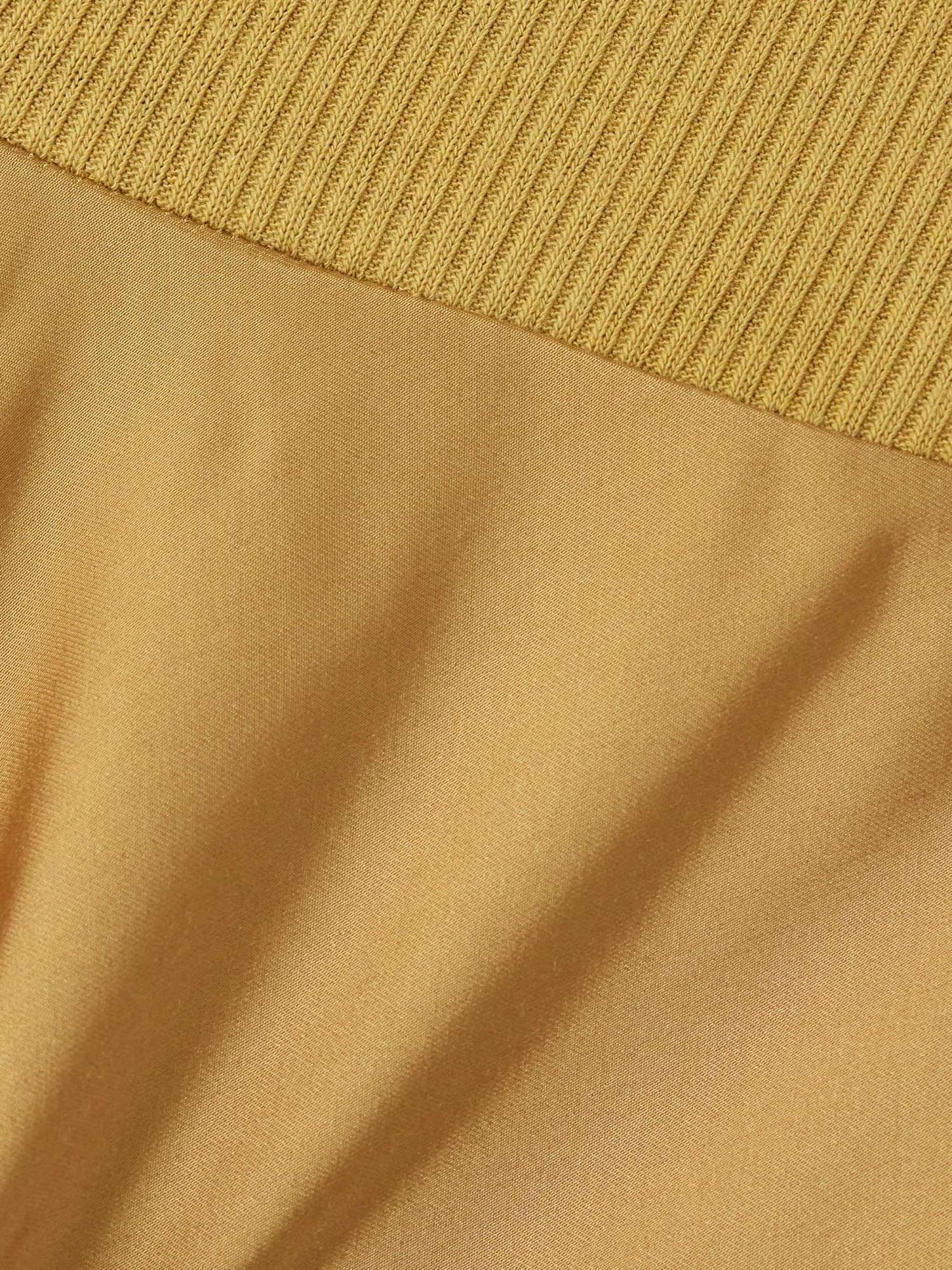 Rick Owens Diagonal Cut Wide-leg Pants In Brown