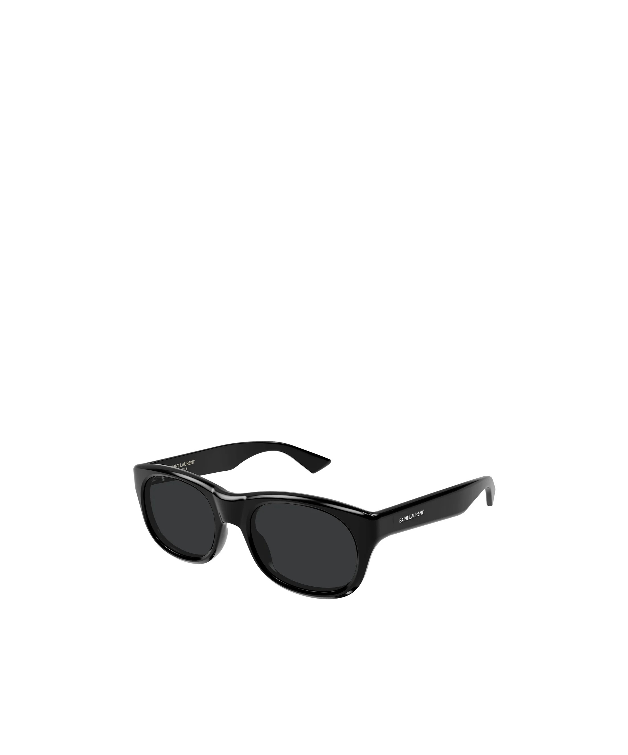 Saint Laurent Sl 815 Romy Linea Sl Logo 001 Black Black Sunglasses In Black