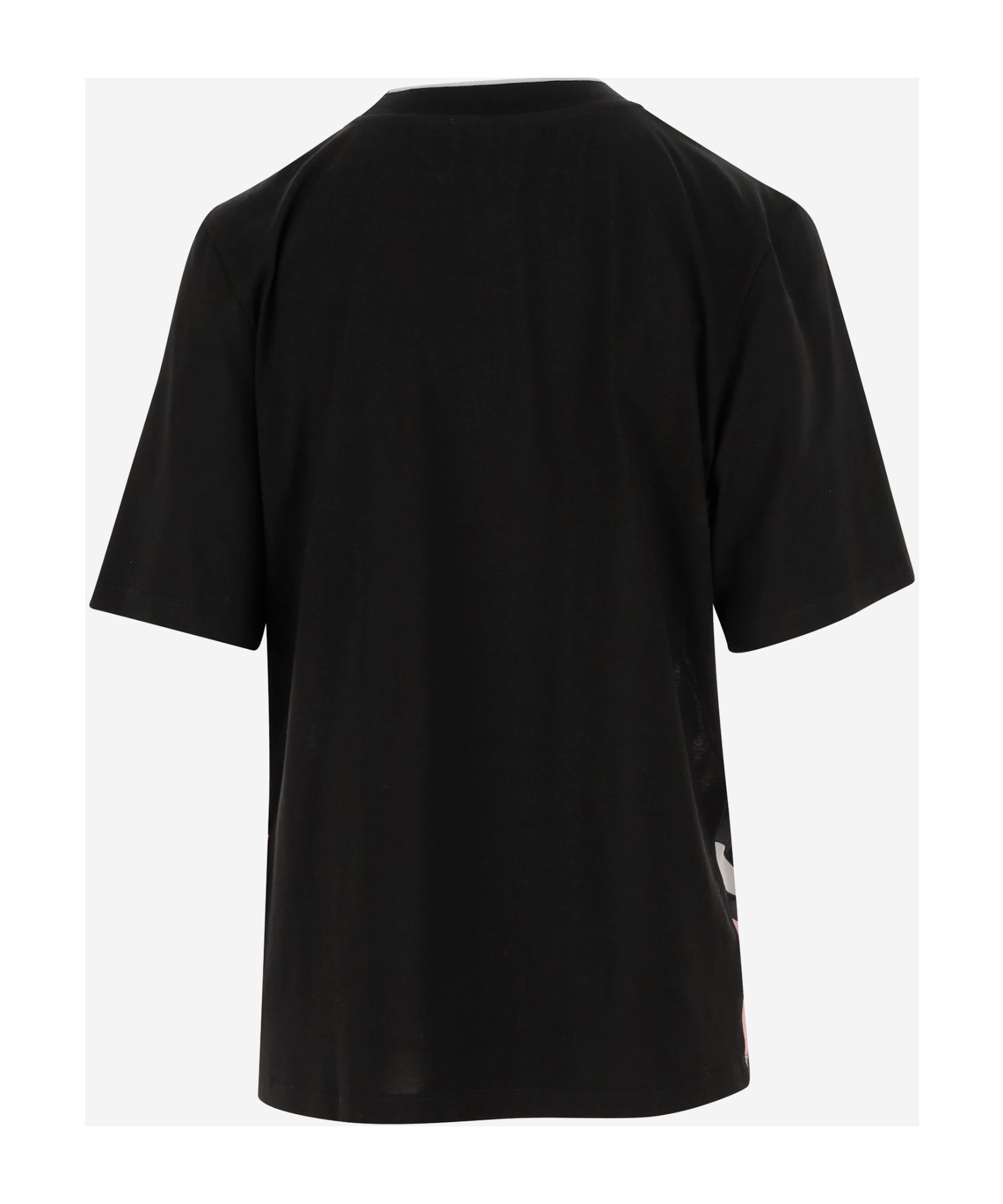Pucci Marmo-print Crewneck T-shirt In Black