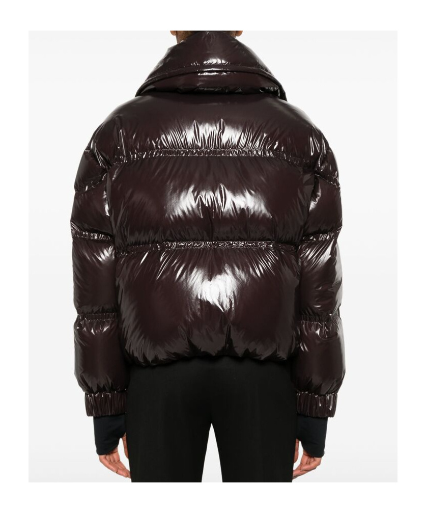 Moncler Grenoble Cluses High-shine Finish Down Jacket In Black