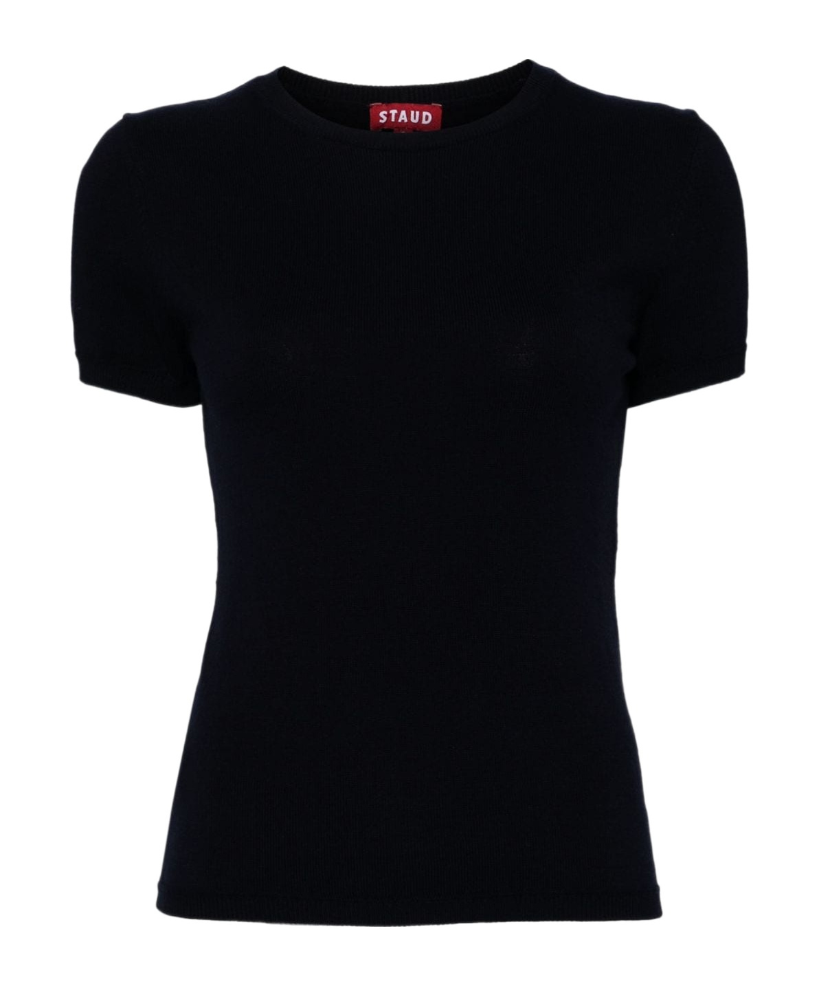 Staud Short-sleeved T-shirt In Black