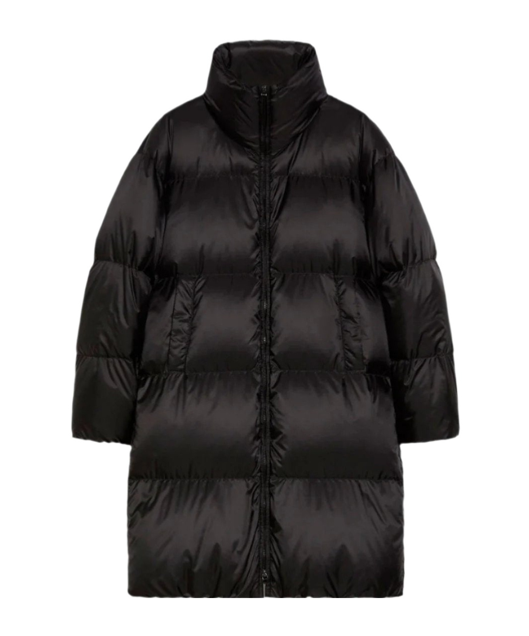 Max Mara Long-sleeved Cotton Clothes In Black