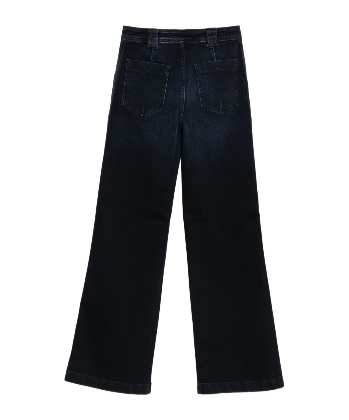 Closed Denim Trousers With Wide Belt Loops In Blue