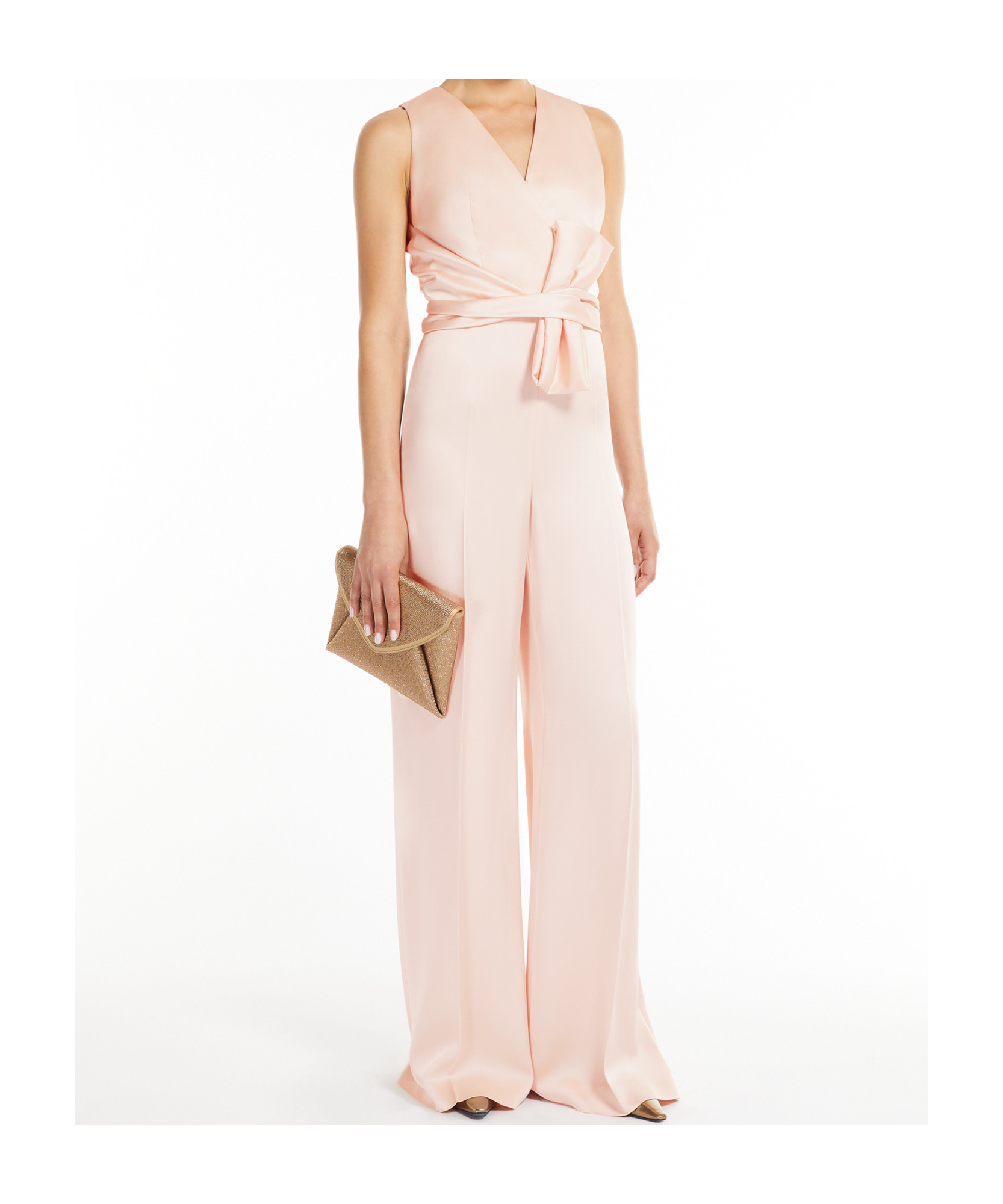 Max Mara Pomez Jumpsuit In Pink