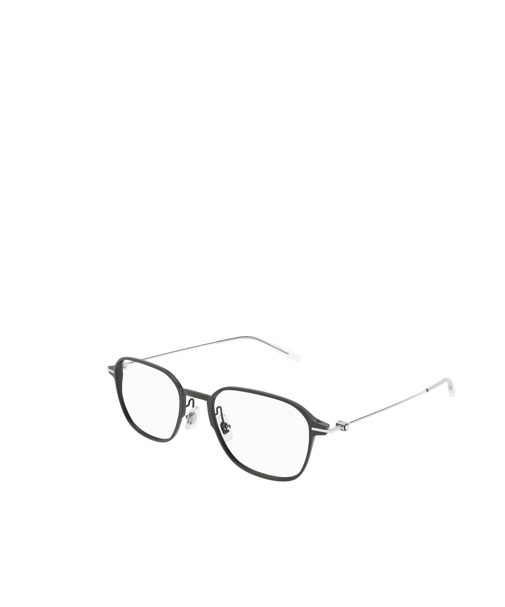 Montblanc Eyewear Square Frame Glasses In Black