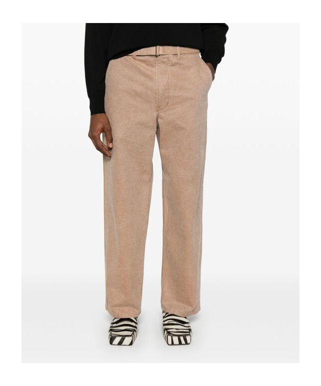 Auralee Girdle Casual Pants In Nude
