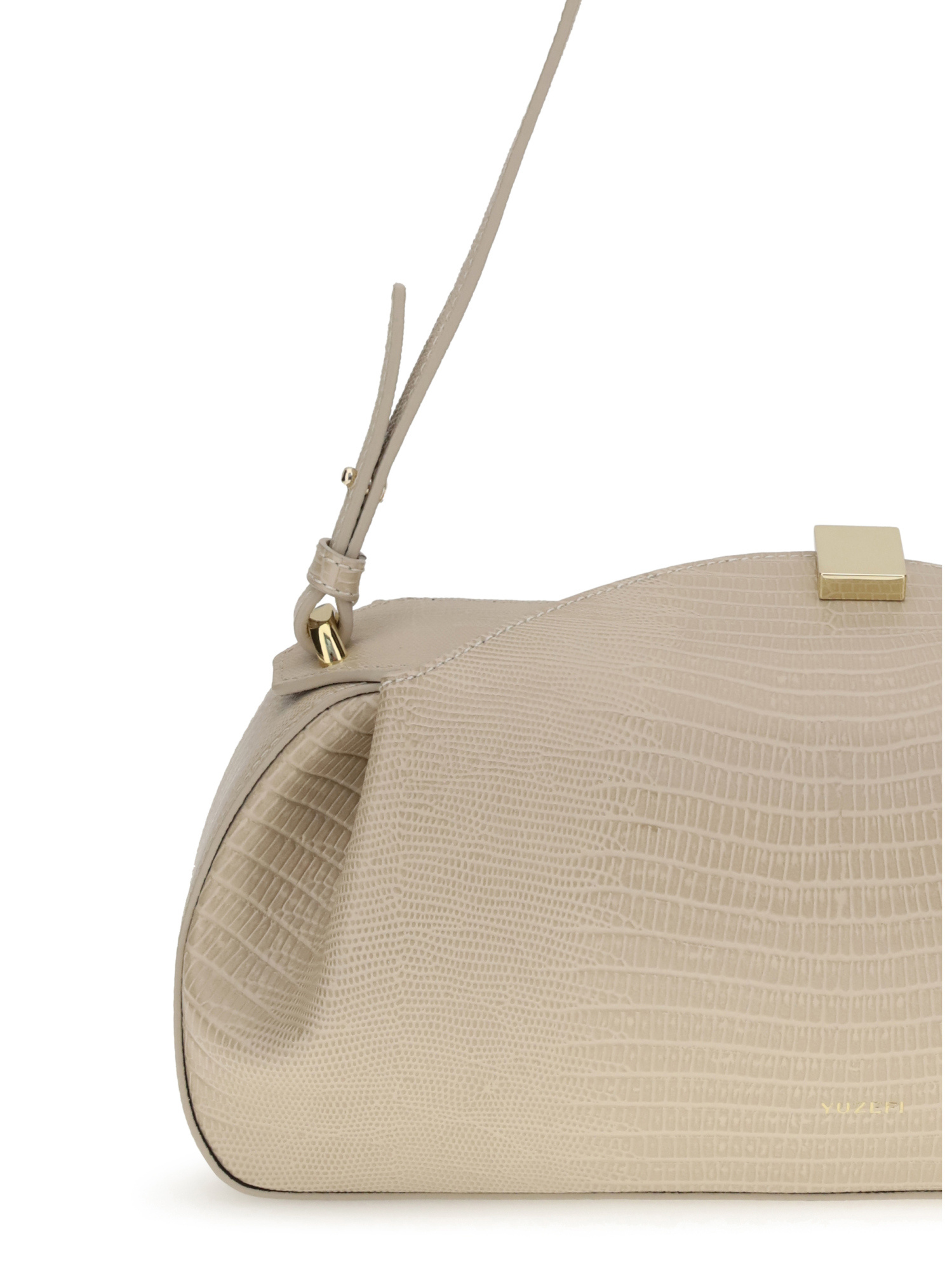 Yuzefi Oyster Shoulder Bag In Brown