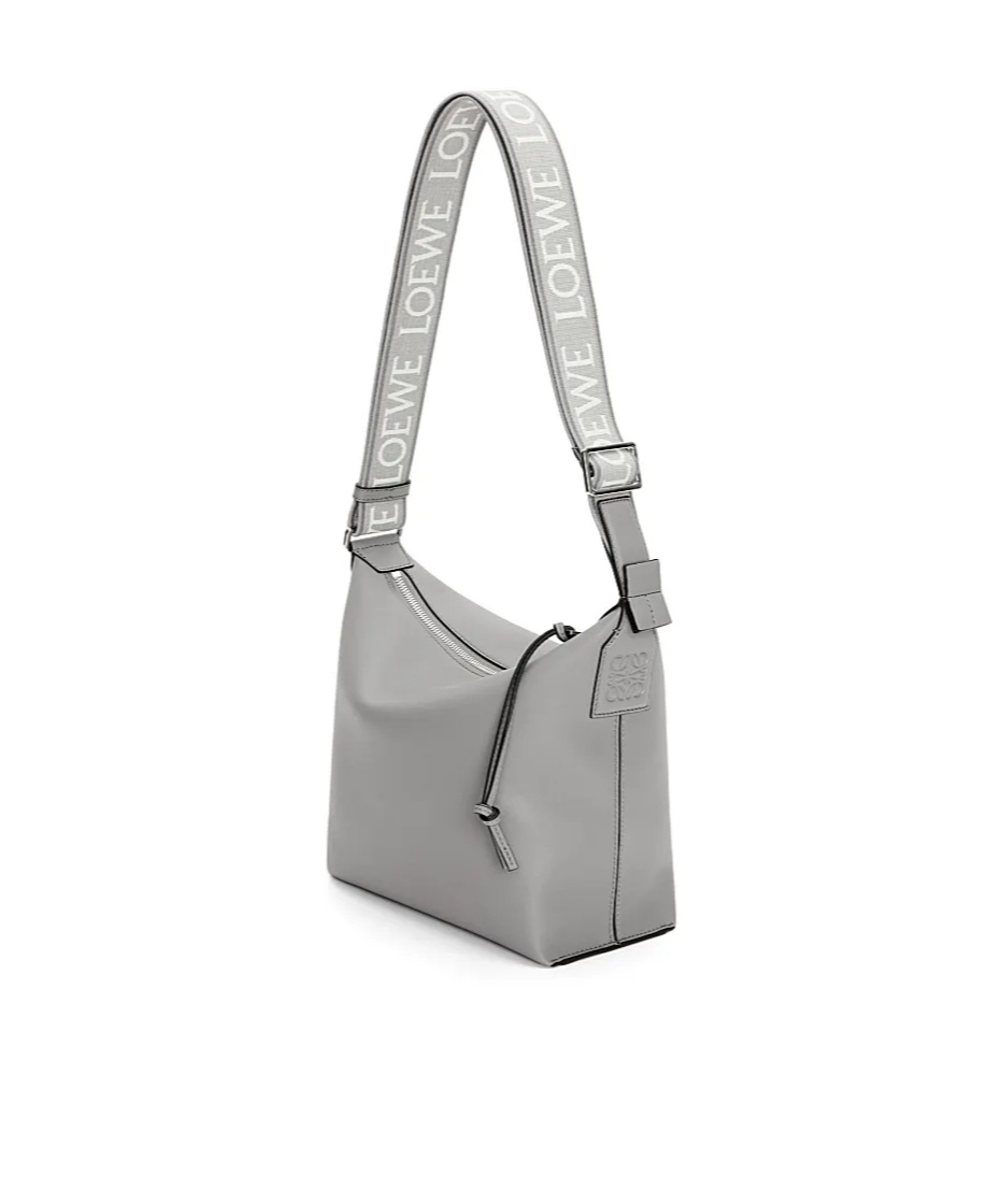 Loewe Cubi Small Shoulder Bag In Gray
