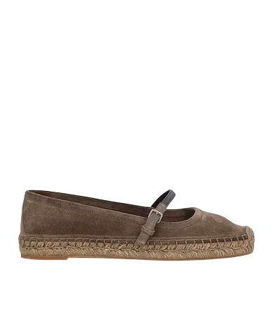 Brunello Cucinelli Plain Colour Espadrilles In Brown