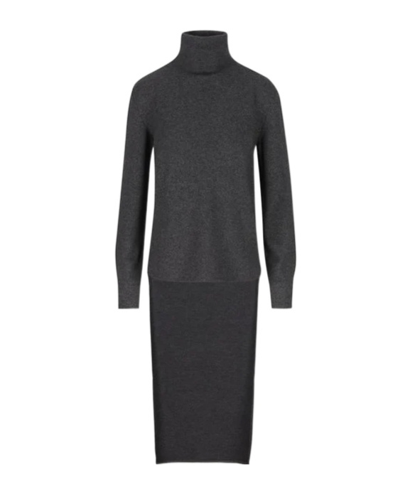 Givenchy Turtleneck Long-back Wool-cashmere Sweater In Black
