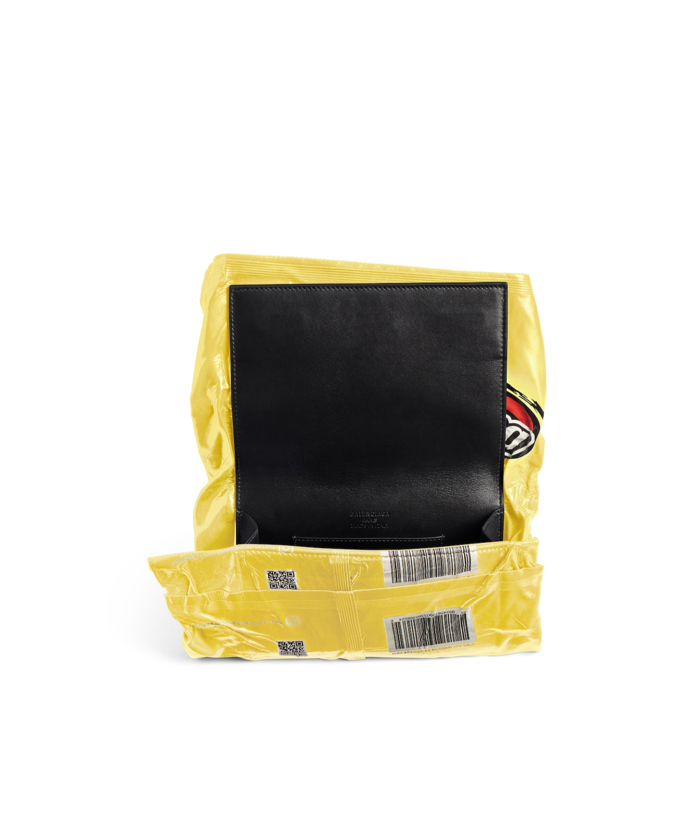Balenciaga Chips Clutch Wallet In Yellow In Yellow