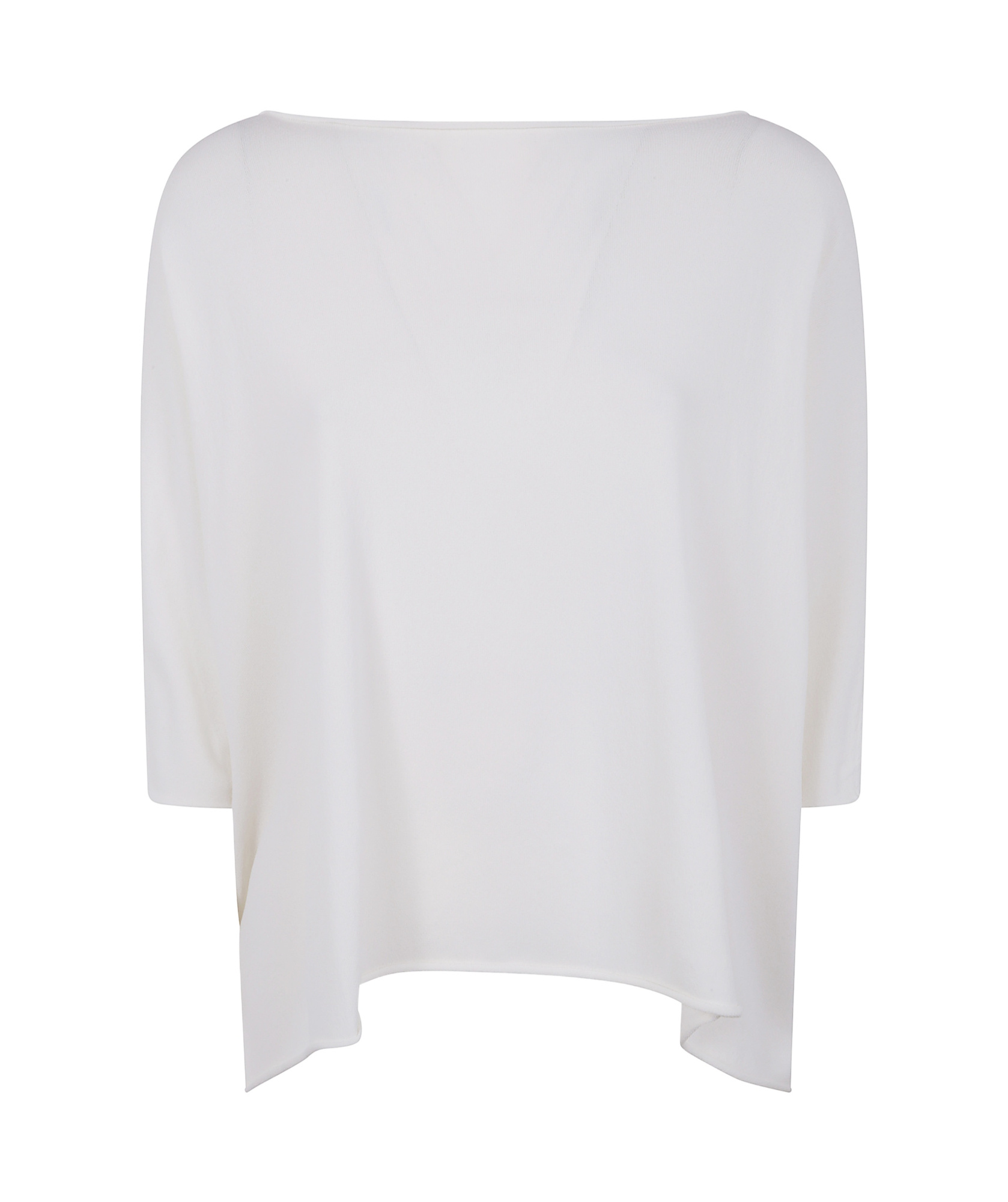Liviana Conti Kimono Over Sweater In White