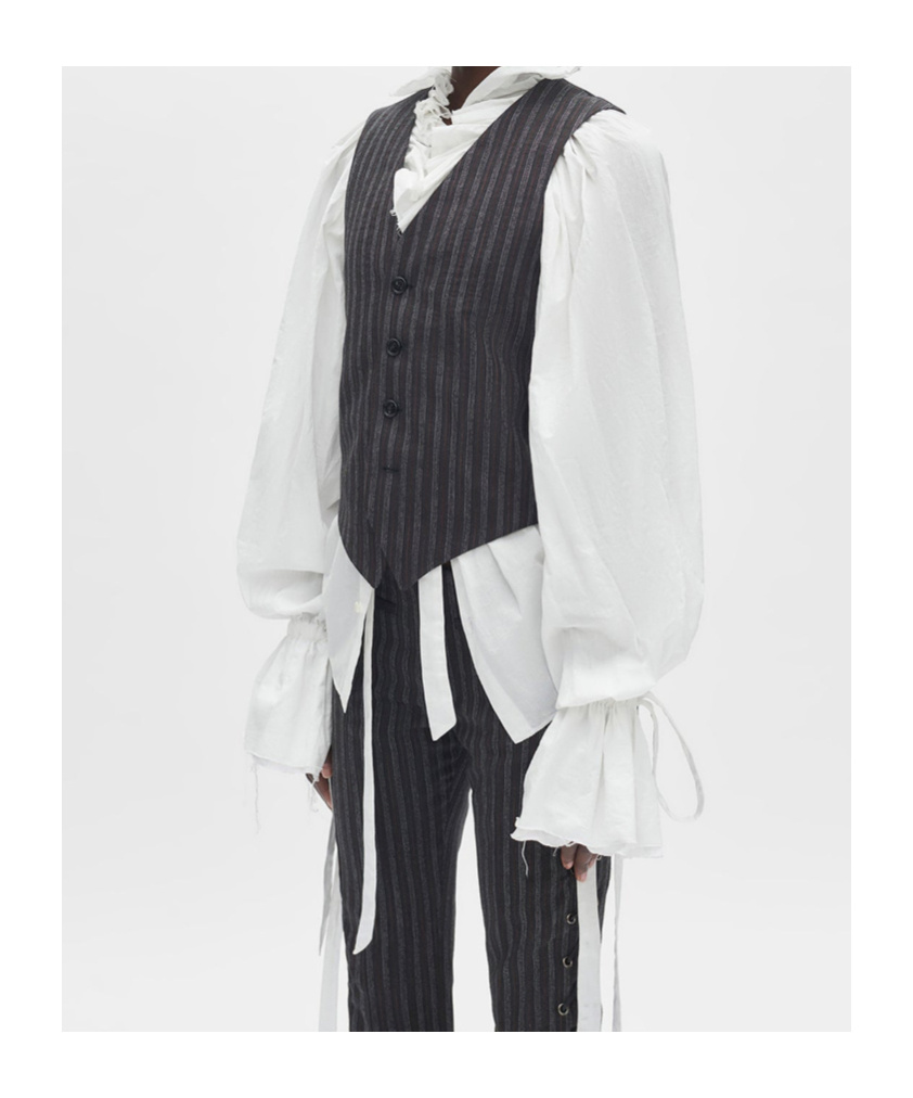 Ann Demeulemeester Stanse Classic Waistcoat In Multi
