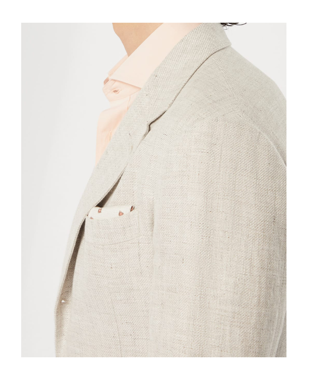 Brunello Cucinelli Cavallo Blazer In White