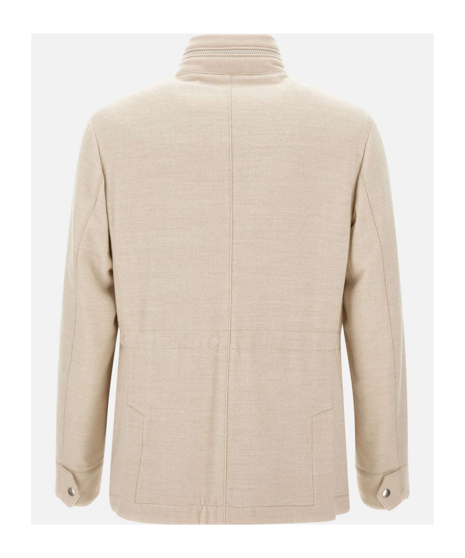 Shop Eleventy Long-sleeved Casual Jacket In Nude