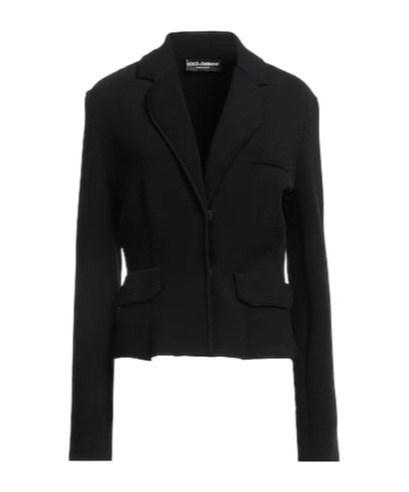 Dolce & Gabbana Minimalist Blazer In Black