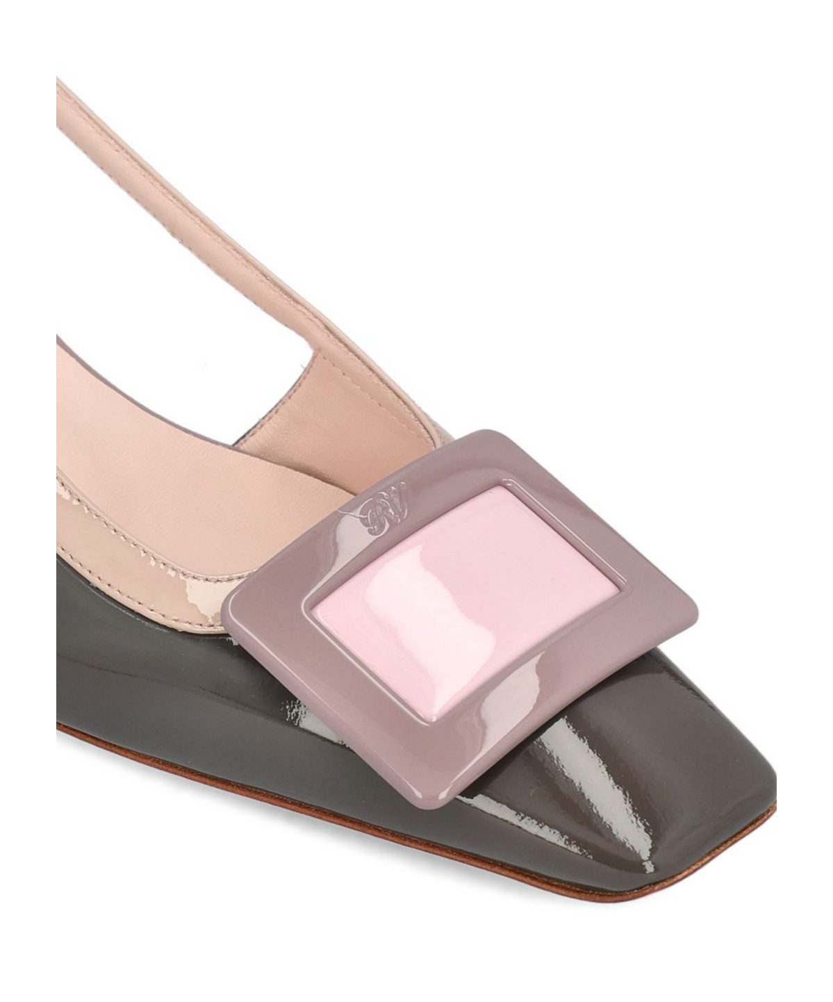 Roger Vivier Belle Vivier Slingback Pumps In Nude