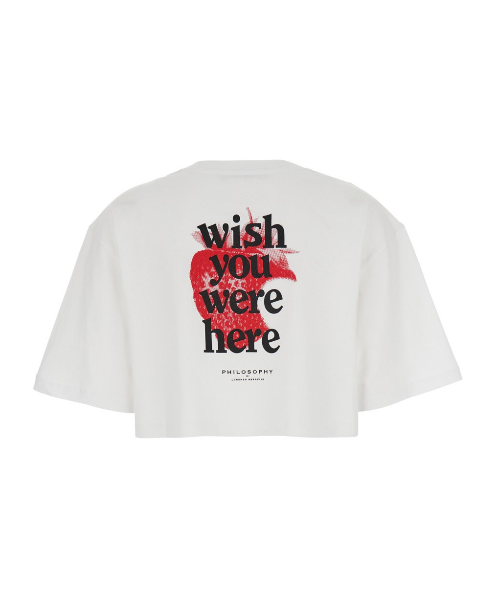 Philosophy Di Lorenzo Serafini Short T-shirt In White