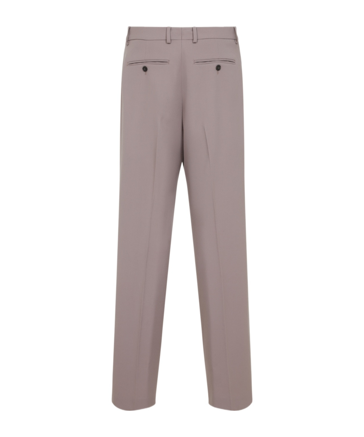 Dries Van Noten Pleated Straight Leg Panrom Trousers In Gold