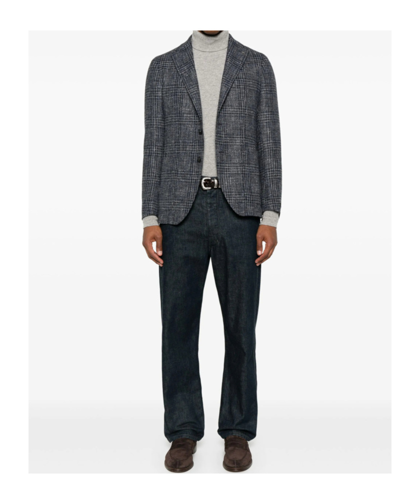 Tagliatore Checked Wool Blazer