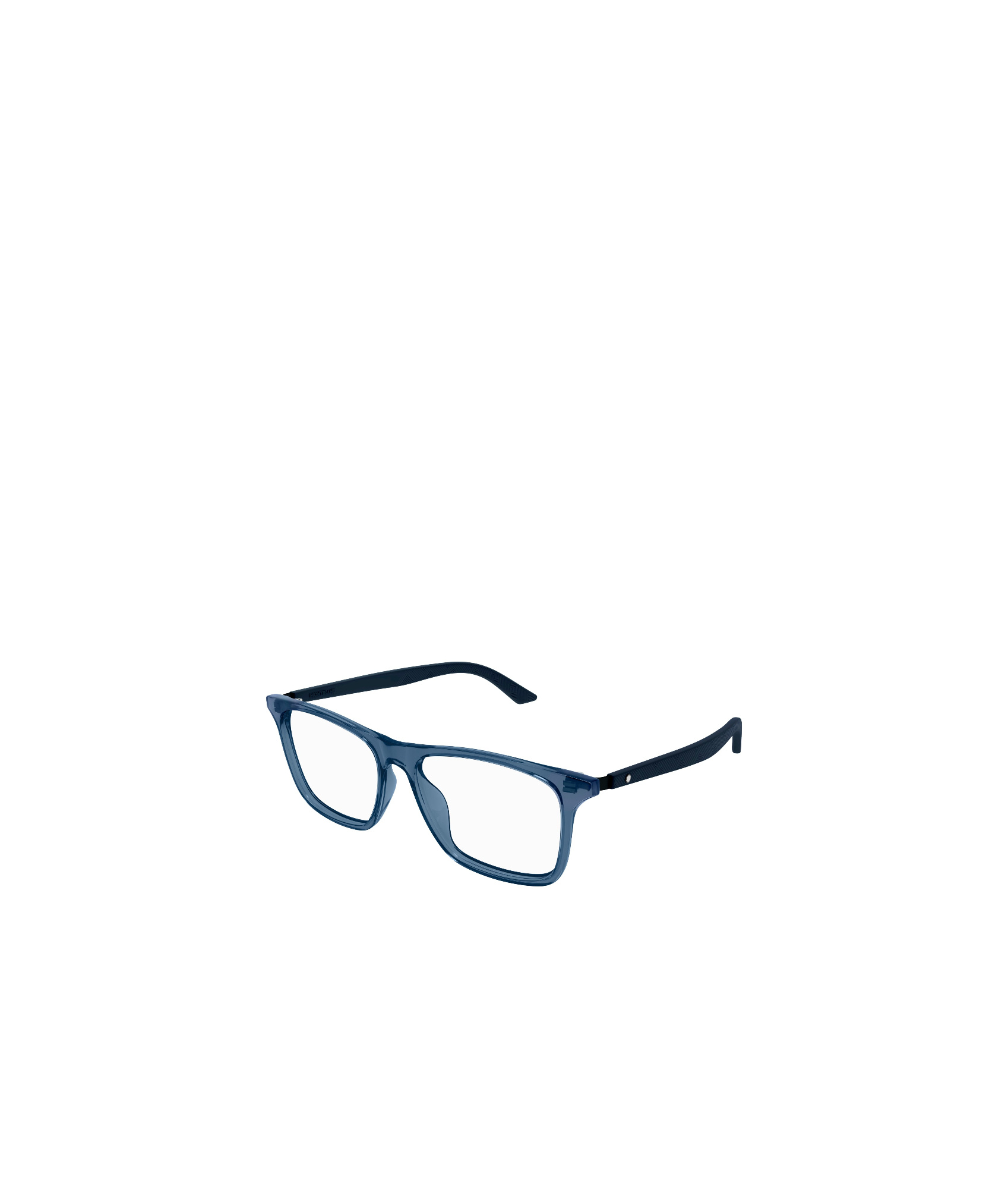 Montblanc Rectangle-frame Glasses In Blue