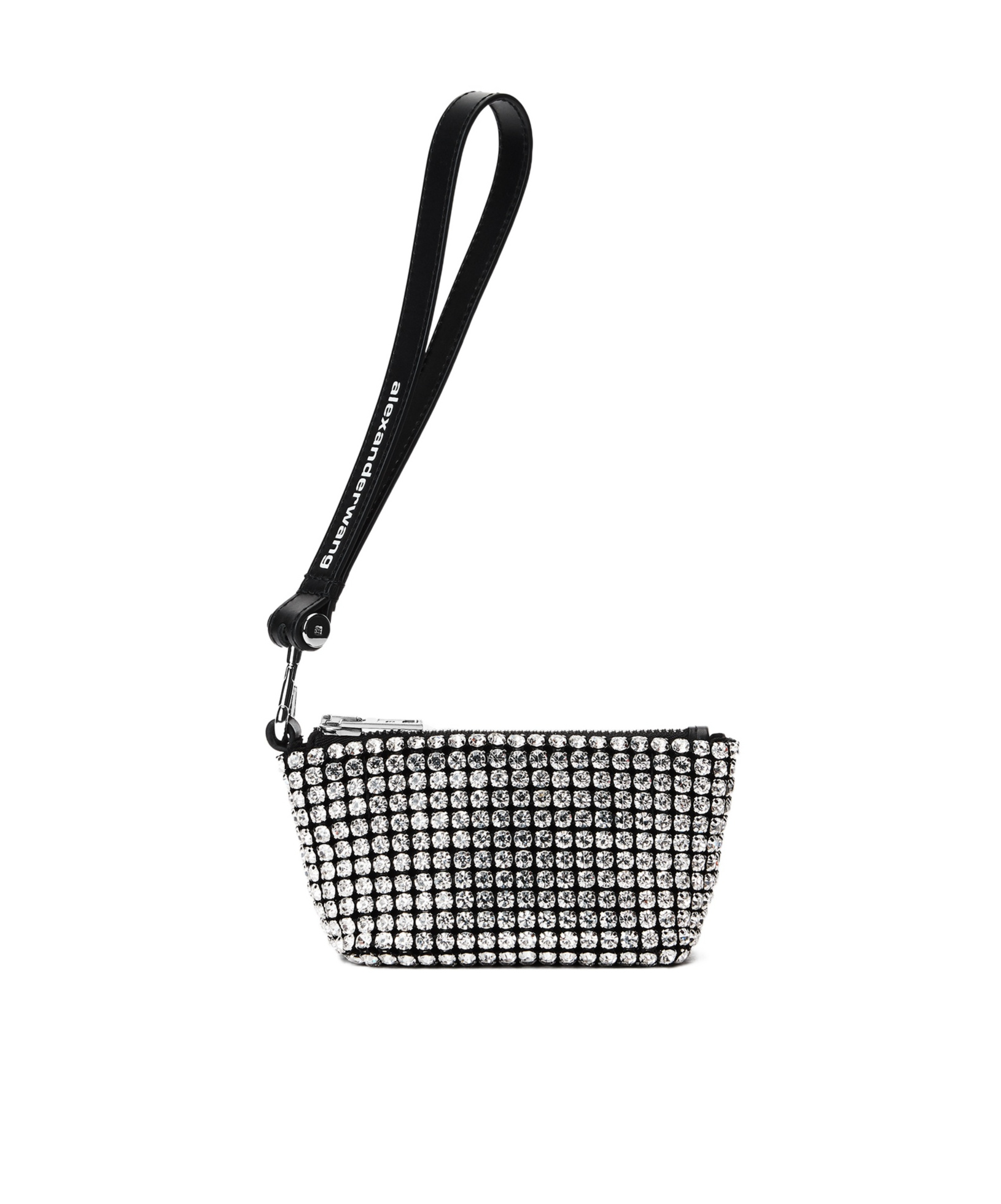 Alexander Wang Heiress Coin Purse Keychain In Black