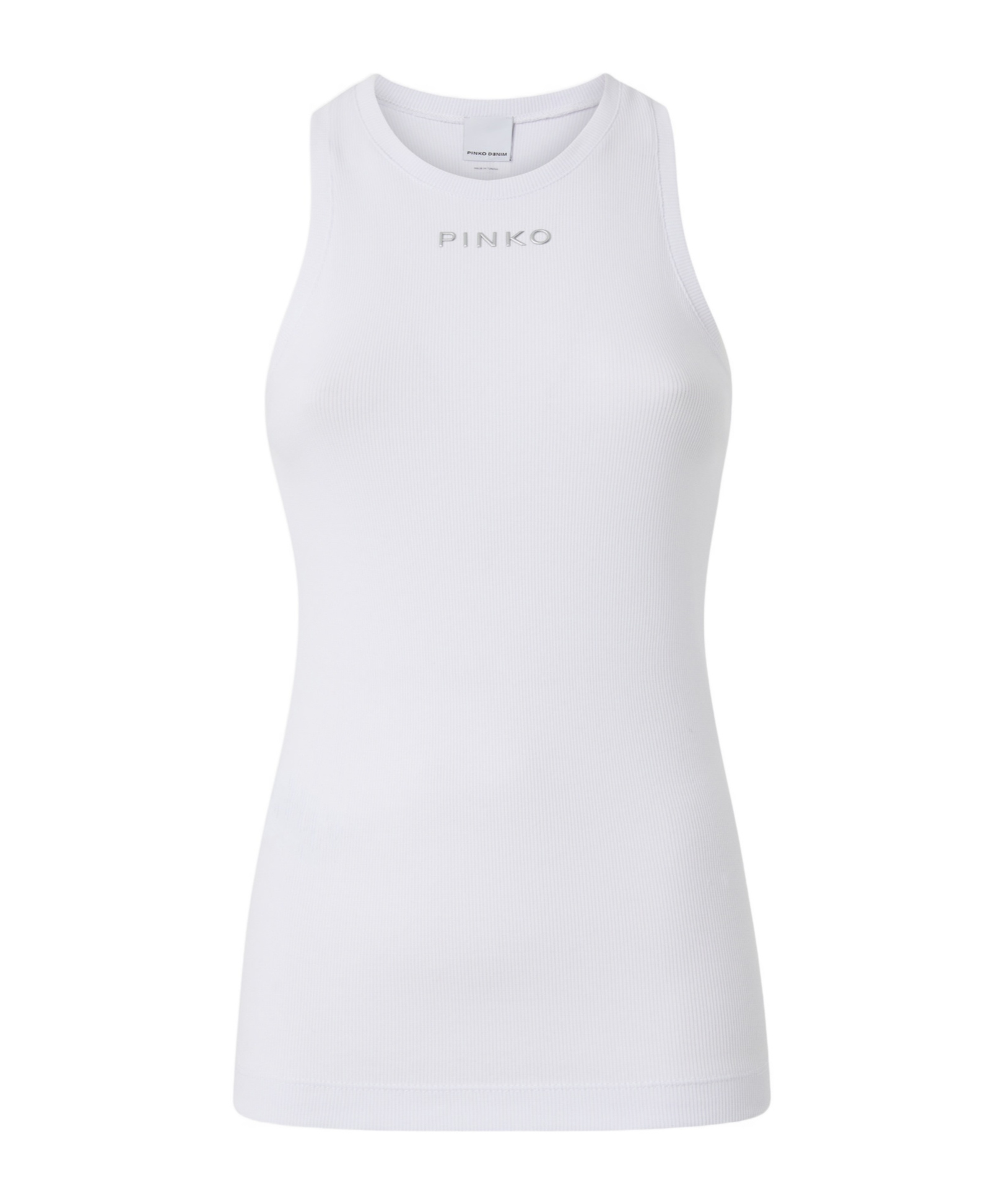 Pinko Round-necked Vest In White