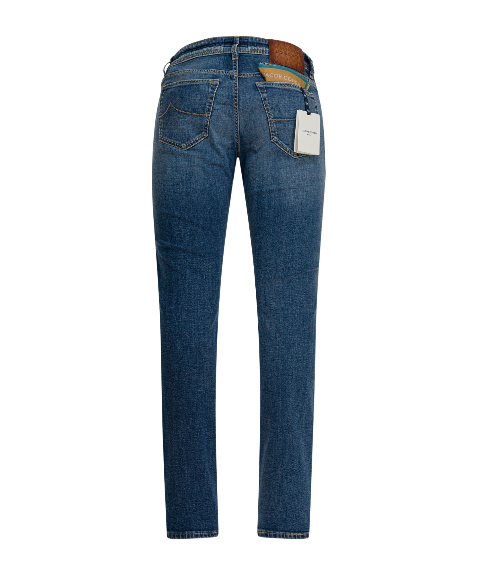 Jacob Cohen Belt Loop Jeans In Blue