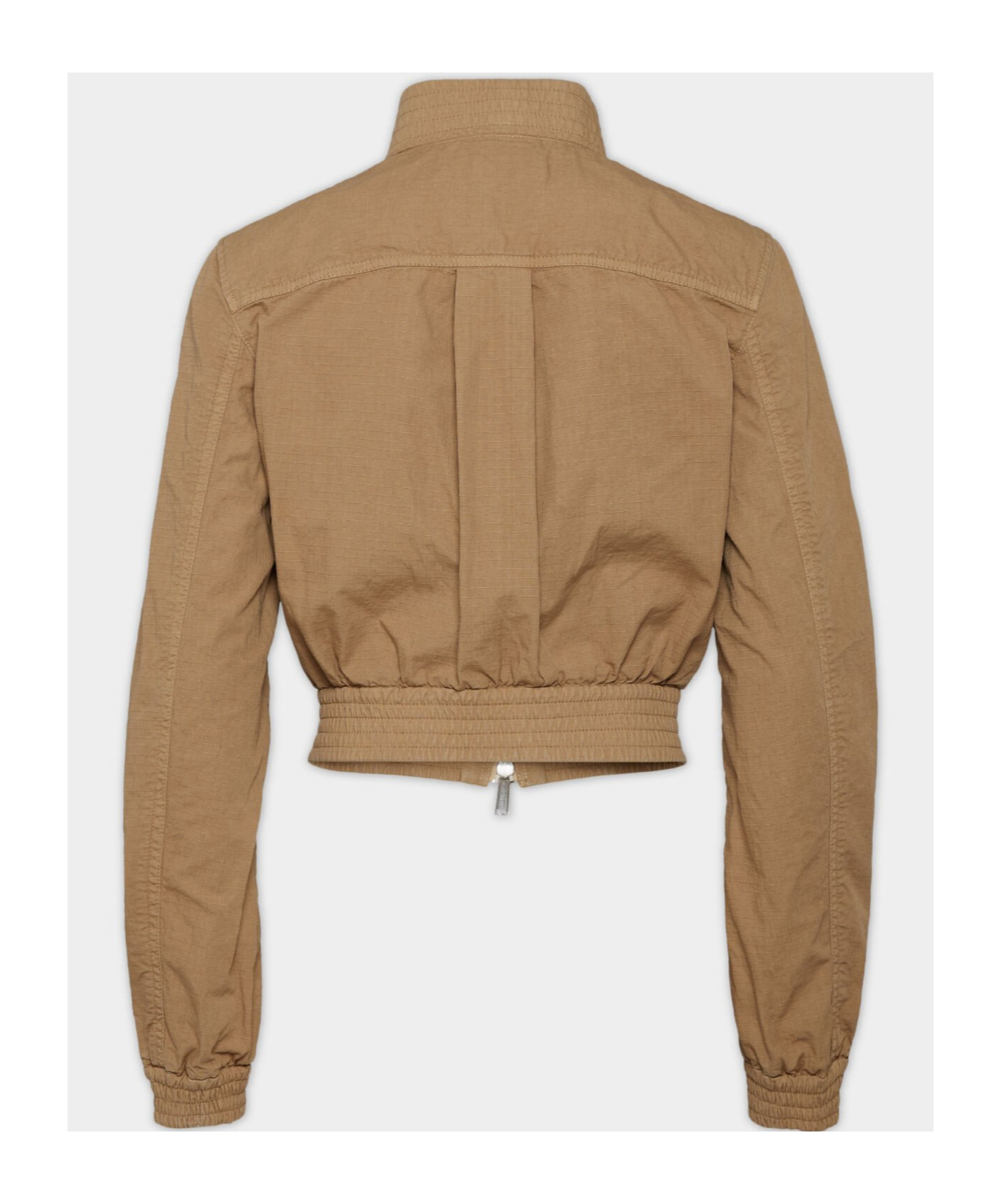 Dsquared2 Icon Cropped Jacket In Brown