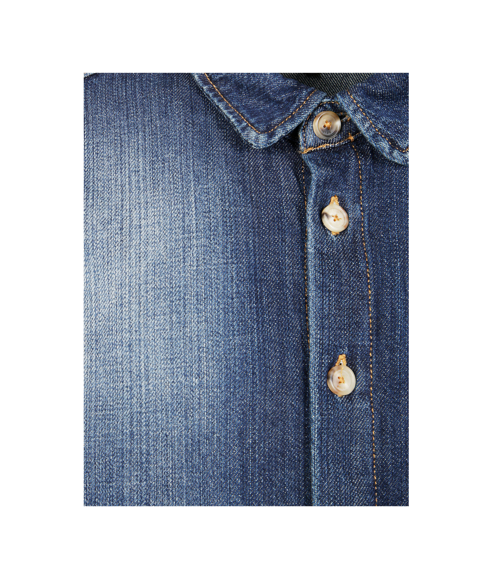 Dondup Cotton Shirt In Blue