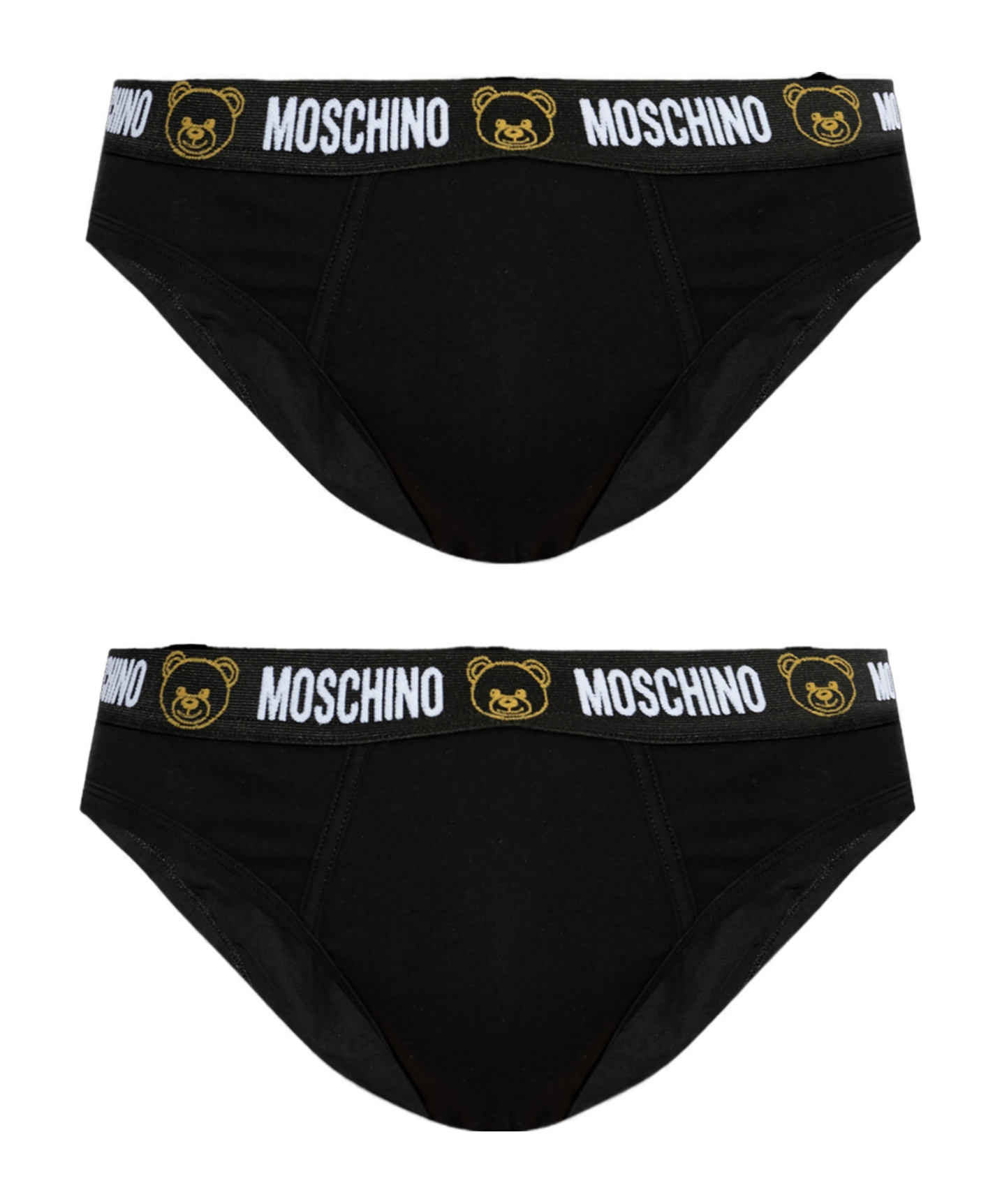 Moschino Two Piece Briefs Pants In Black