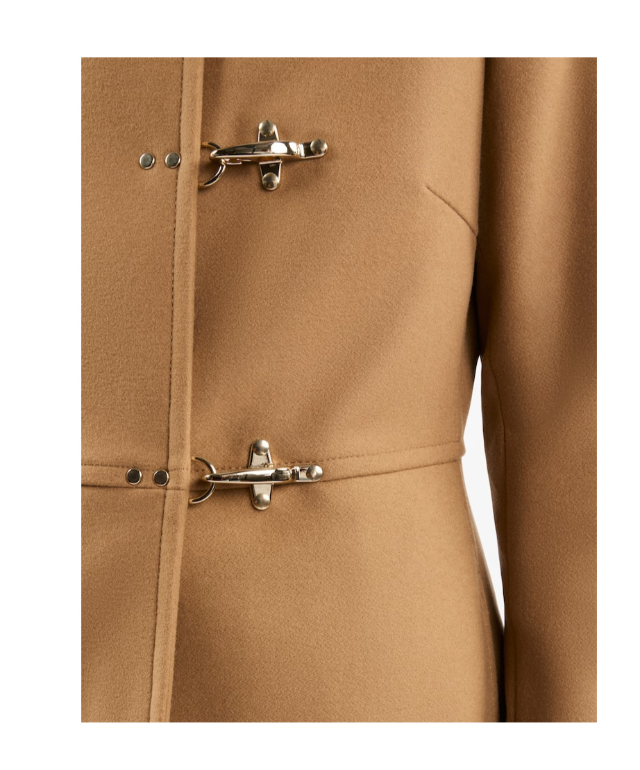 Fay Romantic Coat In Nude