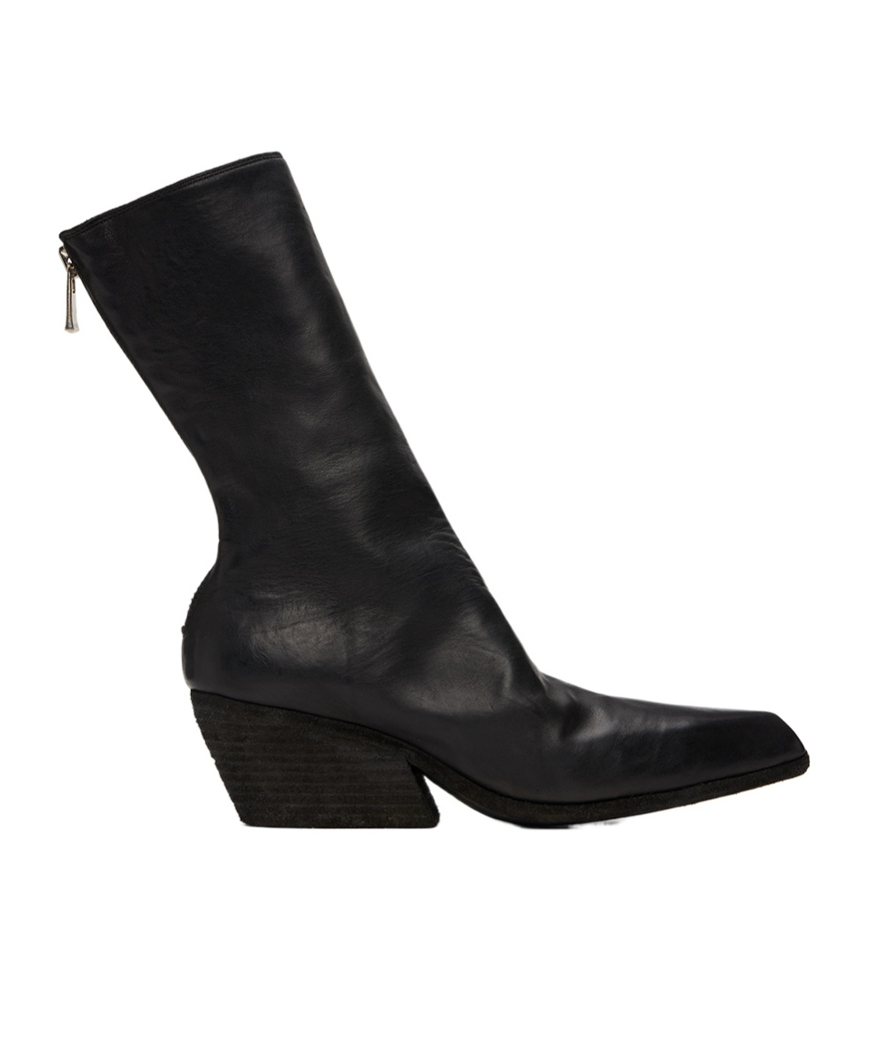 Guidi Tex-mex Mid-height Boots In Black