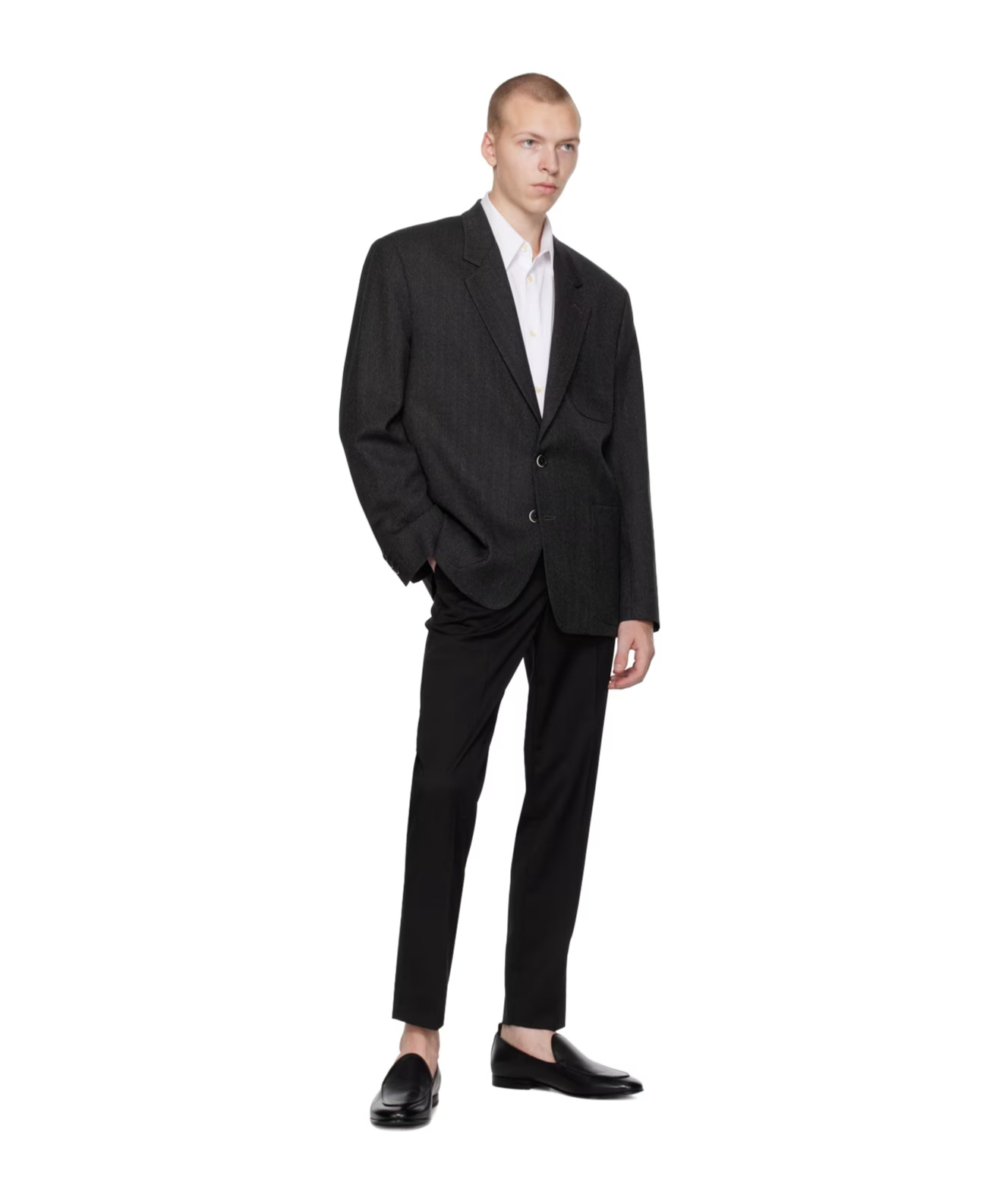 Shop Barena Venezia Capovae Novento Belt Ring Casual Pants In Black