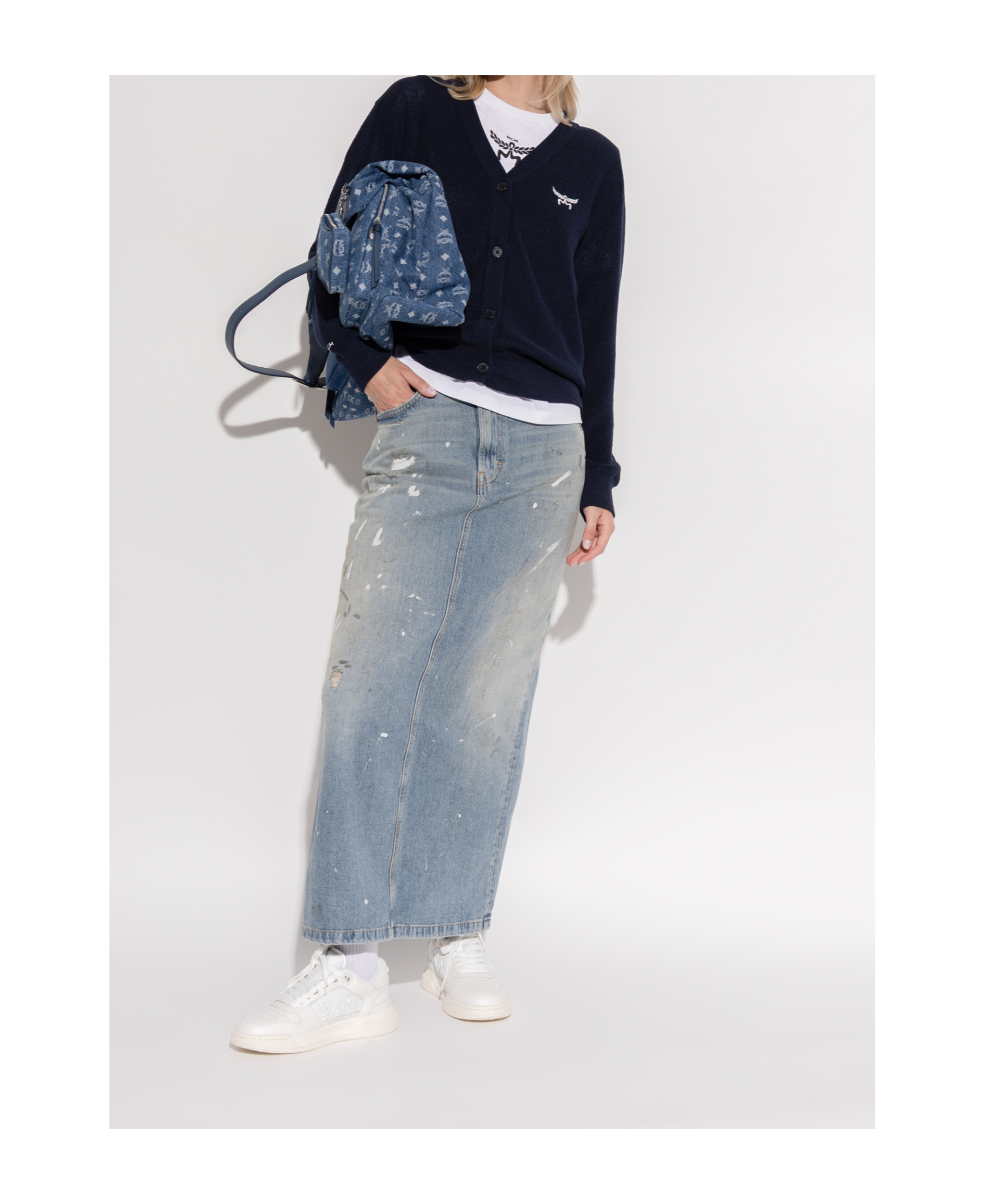 Amiri Logo-embellished Sneakers In White
