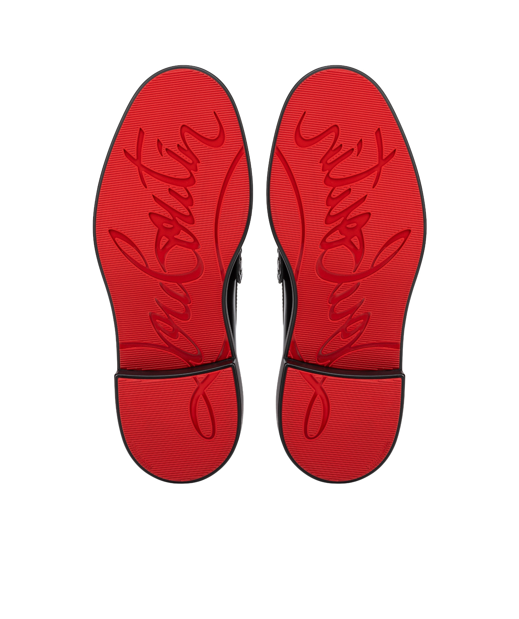 Christian Louboutin Urban Moc Lock Slip-on Loafers In Black