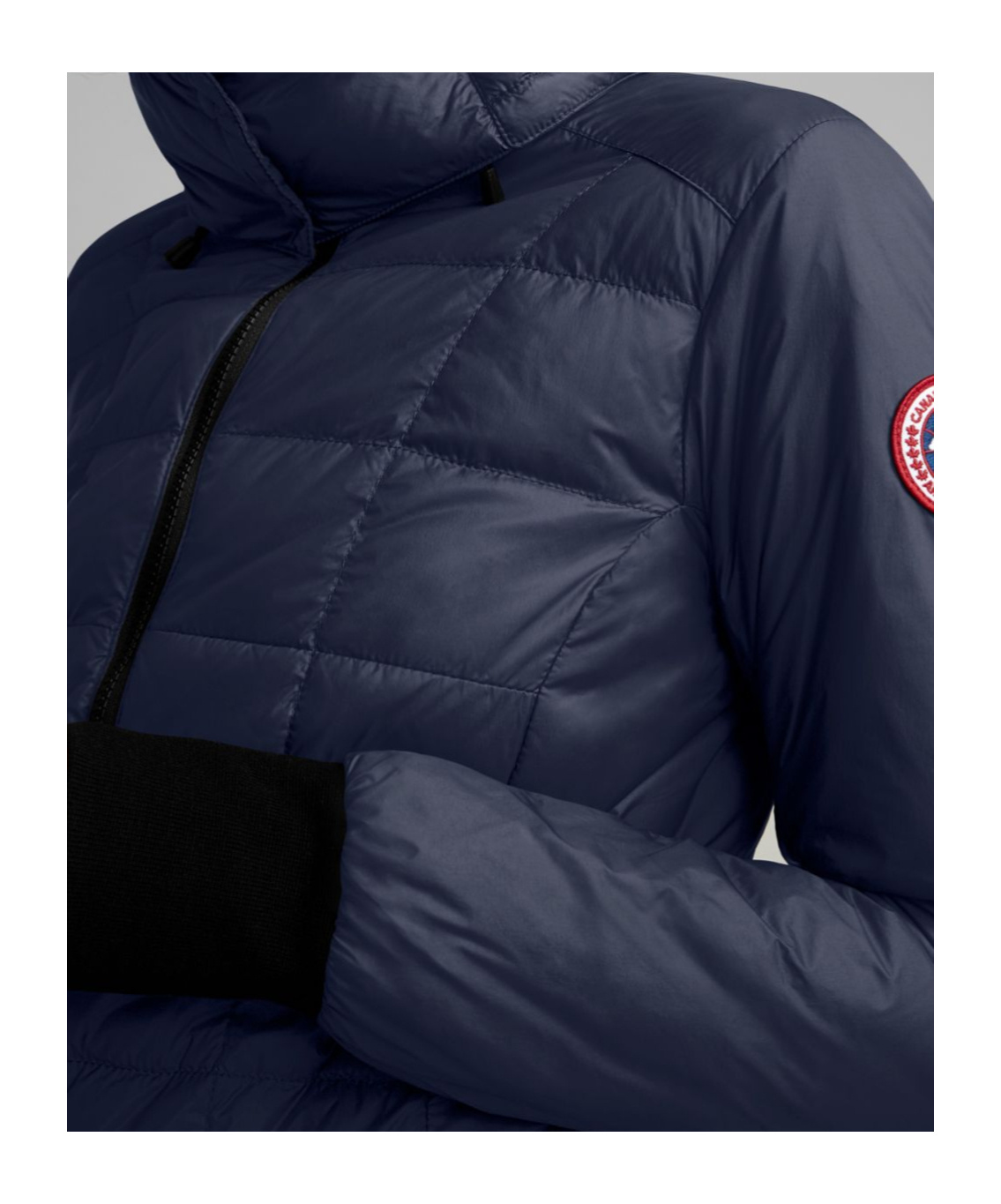 Canada Goose Mystique Parka Coat In Black