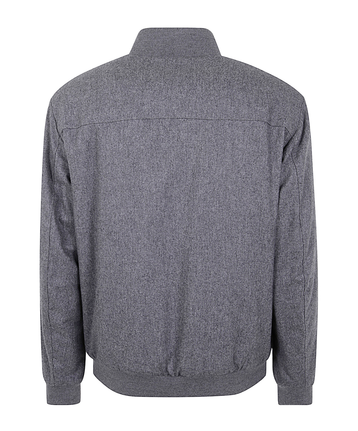 Fay Bomber In Lana In Gray