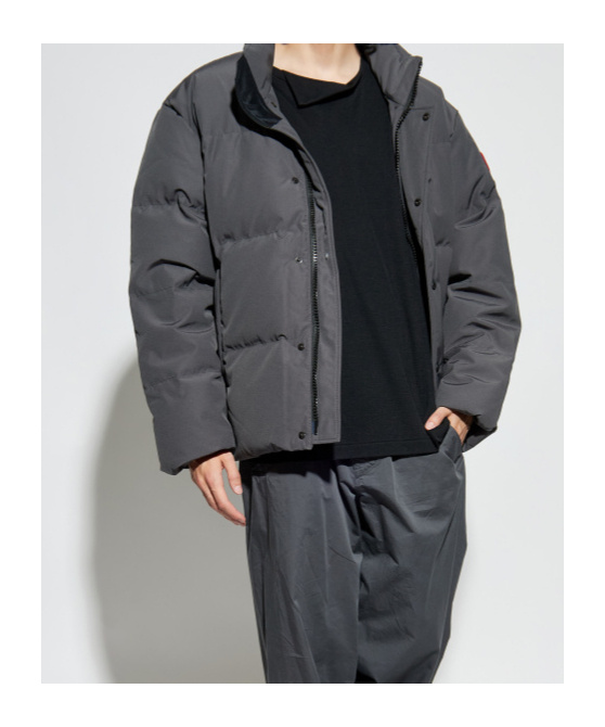 Canada Goose Quilted Puffer Jacket In Gray