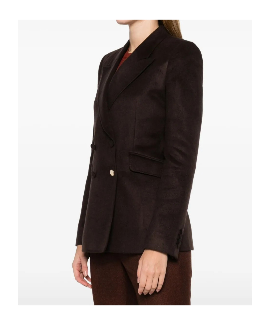 Gabriela Hearst Long-sleeved Suit Jacket In Brown
