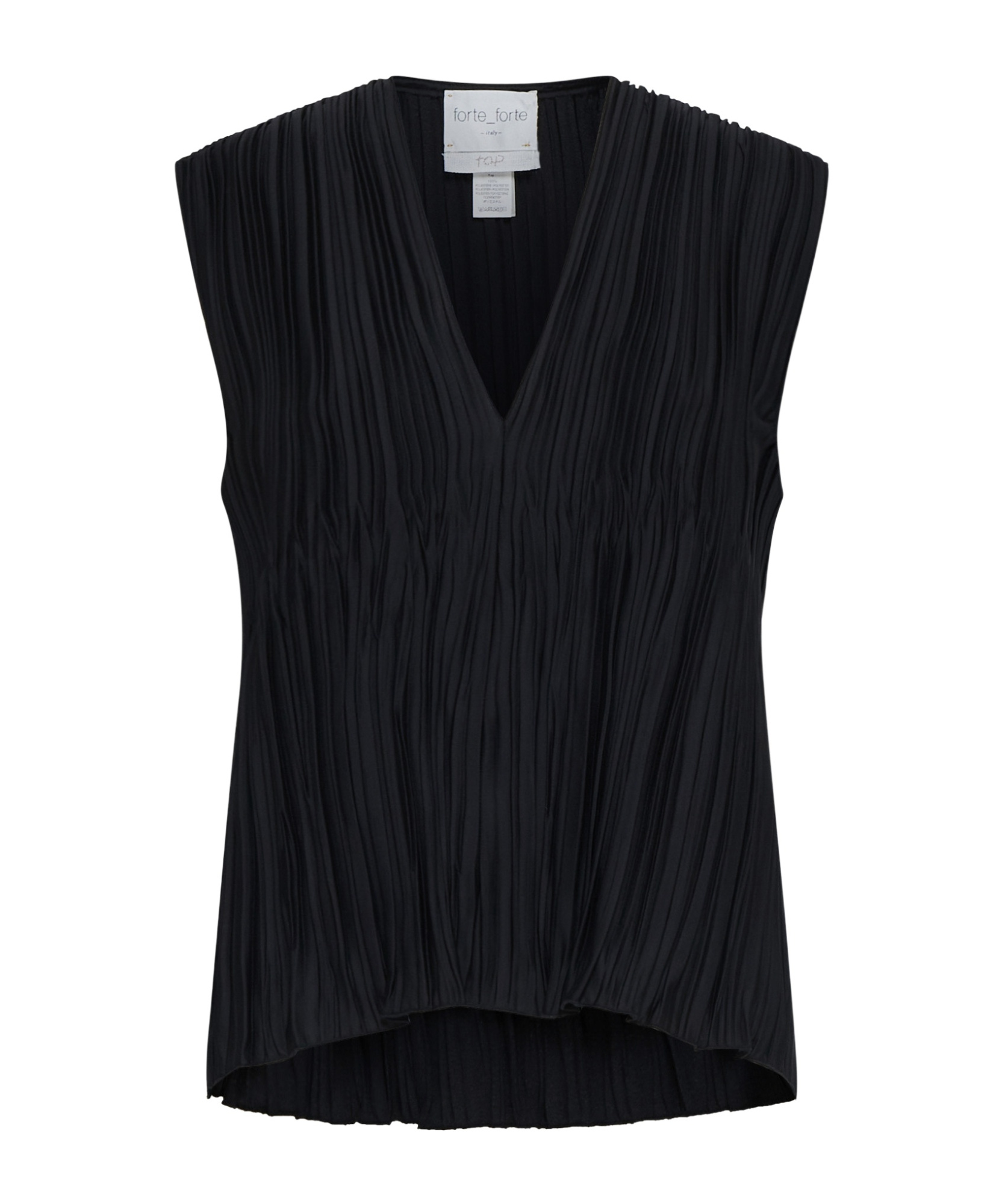 Shop Forte Forte V-neck Blouse In Black