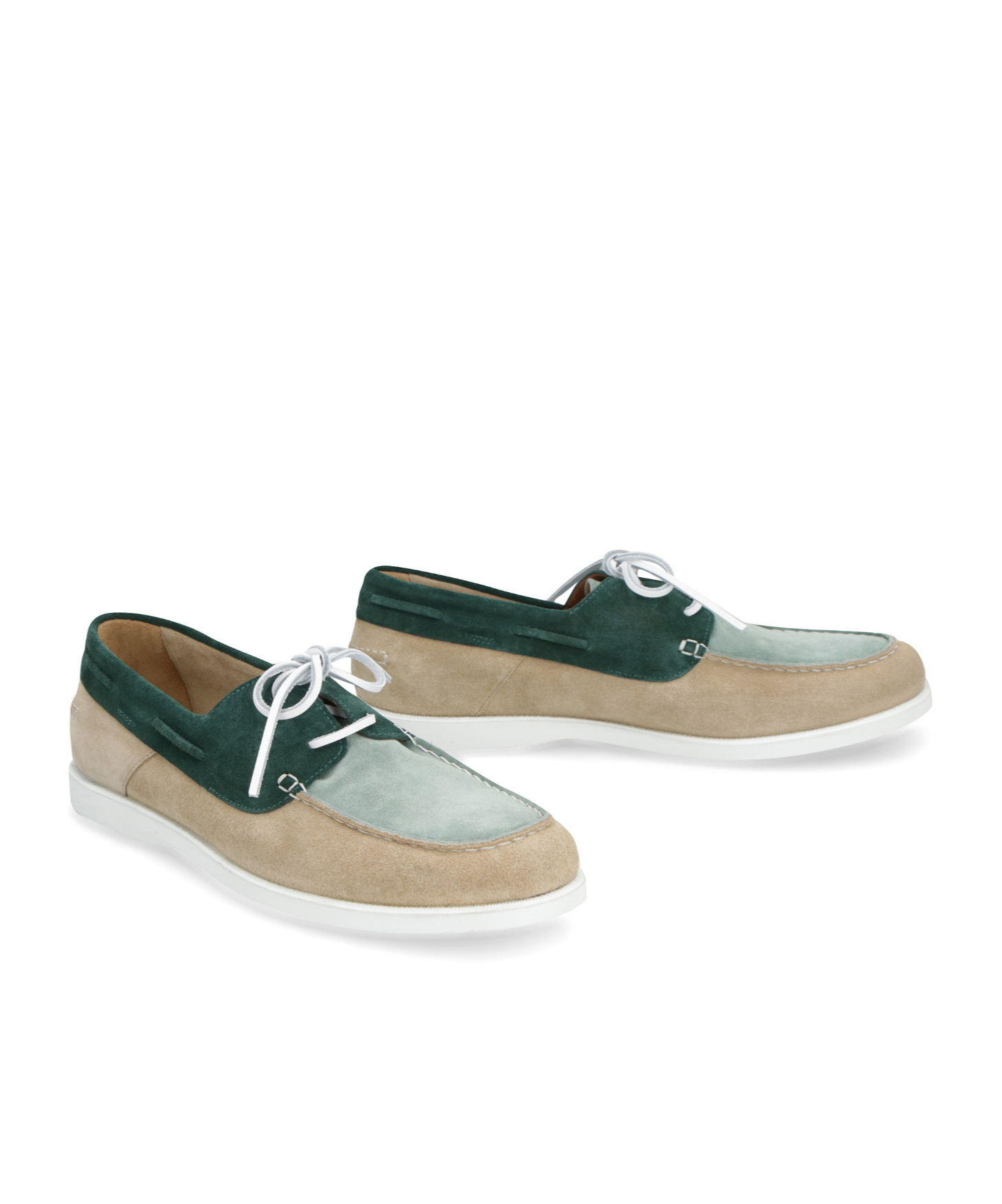 Doucal's Lacing Business Casual Shoes In Nude