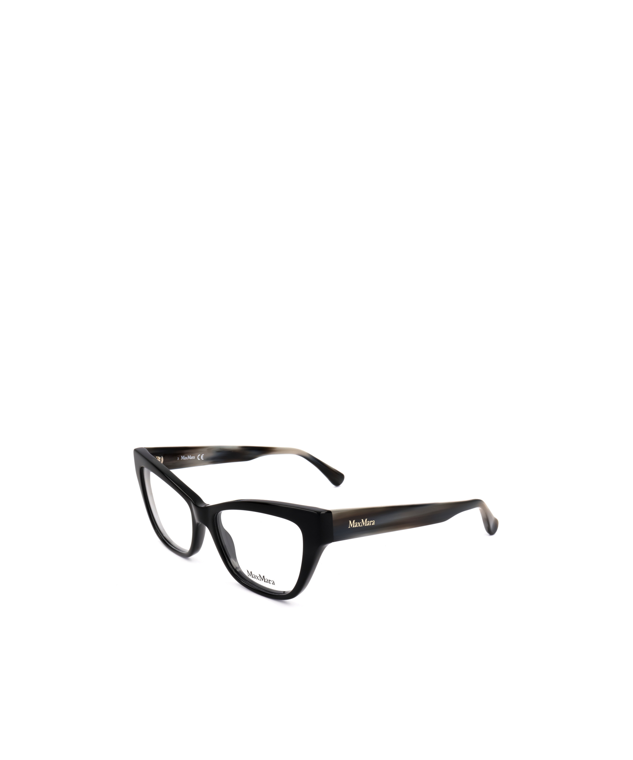 Max Mara Logo Flat Mirror In Black