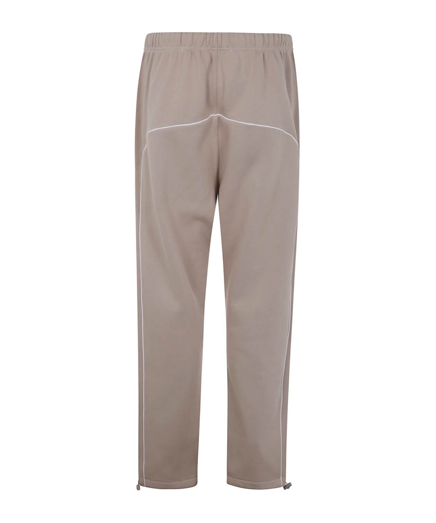 Essentials Relaxed Fleece Sweatpants With Piping In Brown